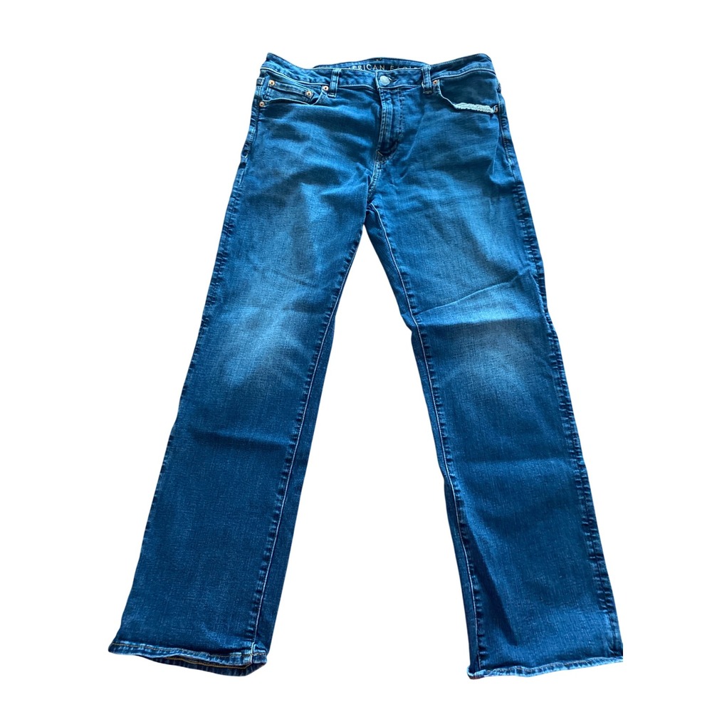American Eagle Airflex+ Original Bootcut Jeans Mens 36x34 Blue Medium Wash